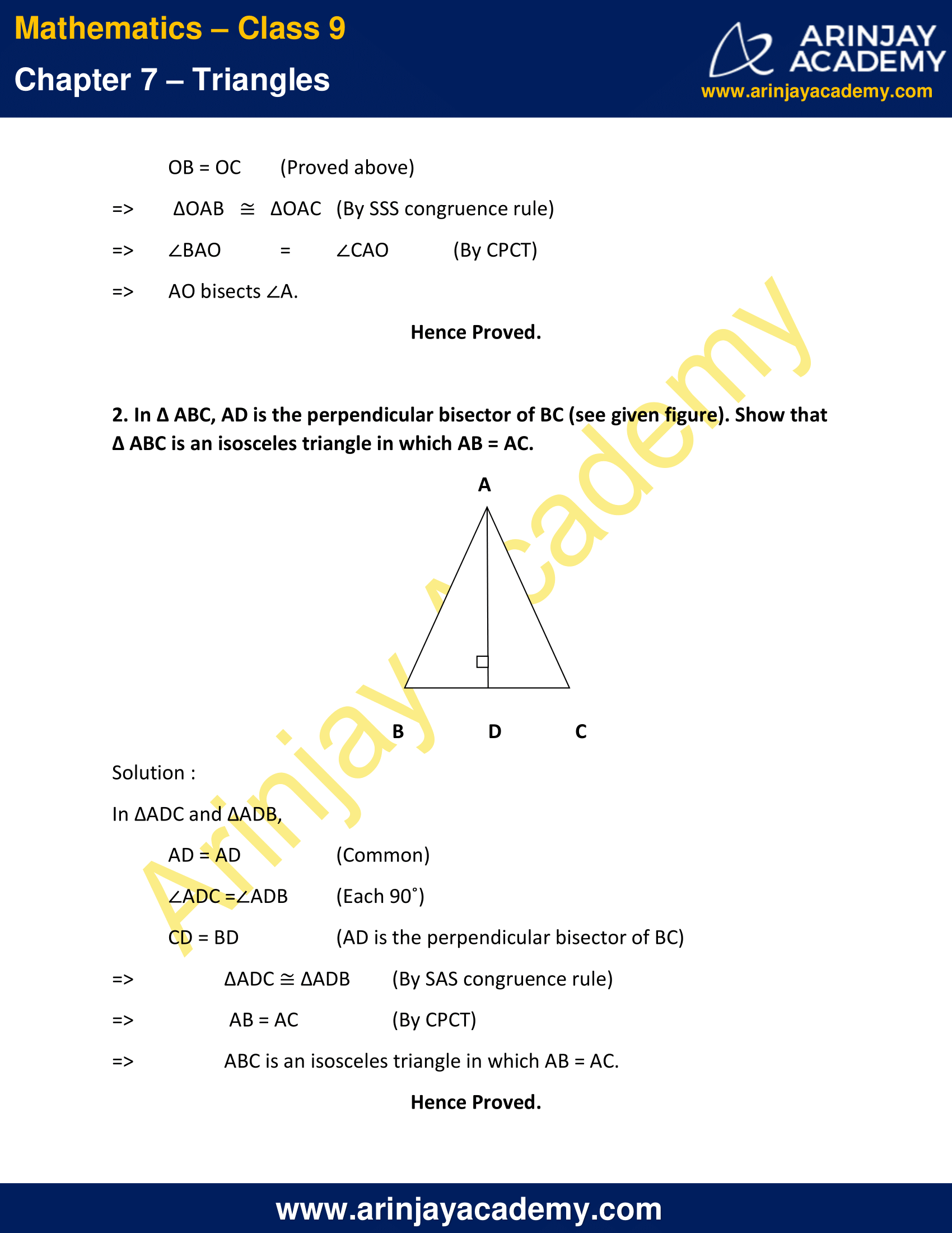 ncert solutions for class 9 maths chapter 7 exercise 7.2 Archives