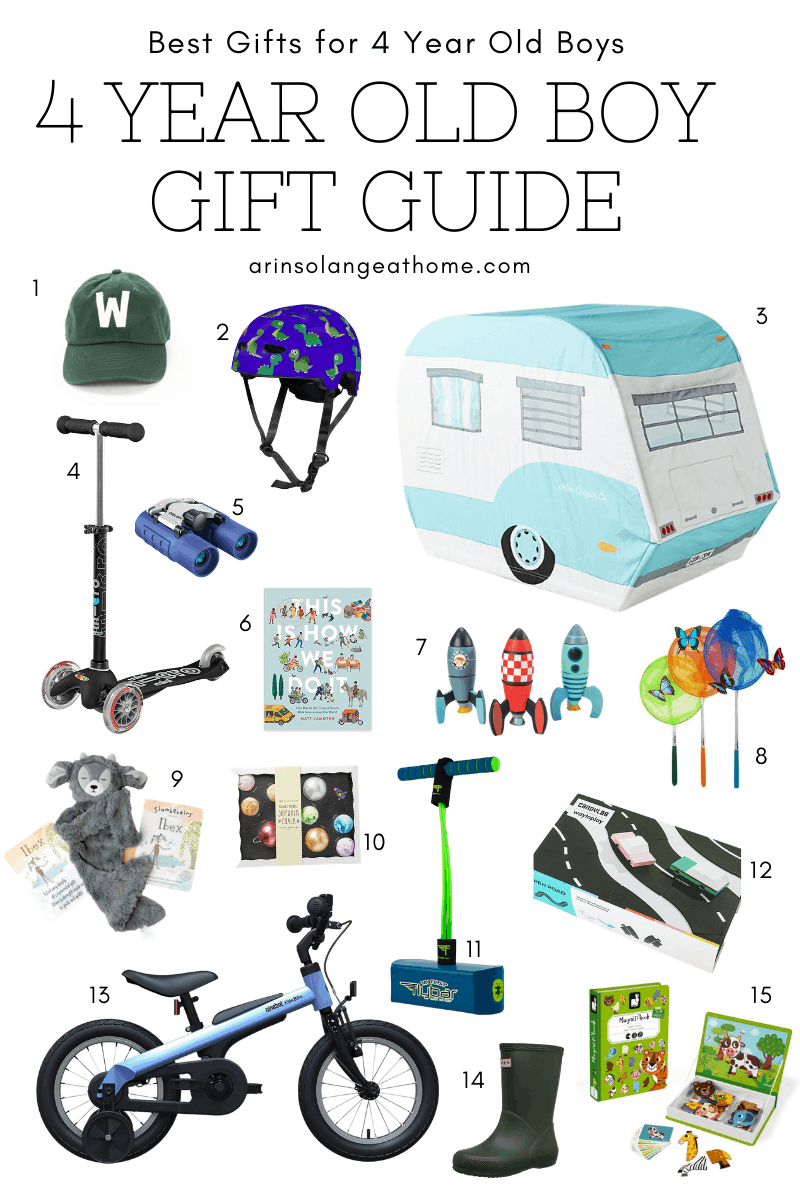Gifts for 4 Year Old Boy arinsolangeathome