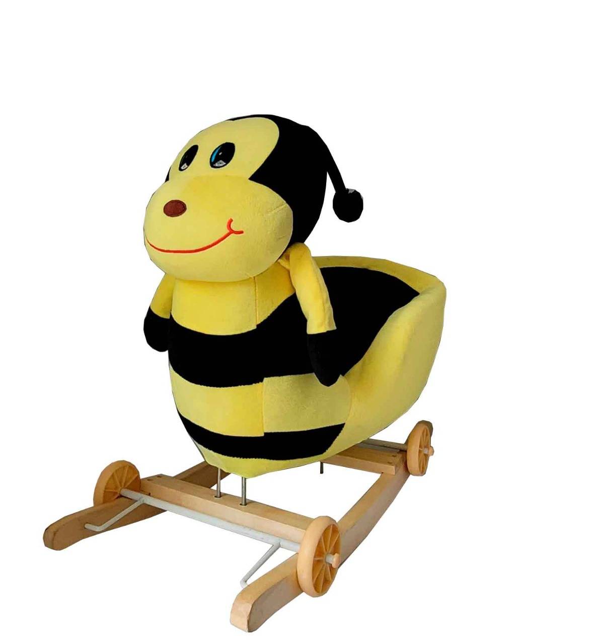 Silla Mecedora Amarilla y Andadera con ruedas motivo Abejita Arisma