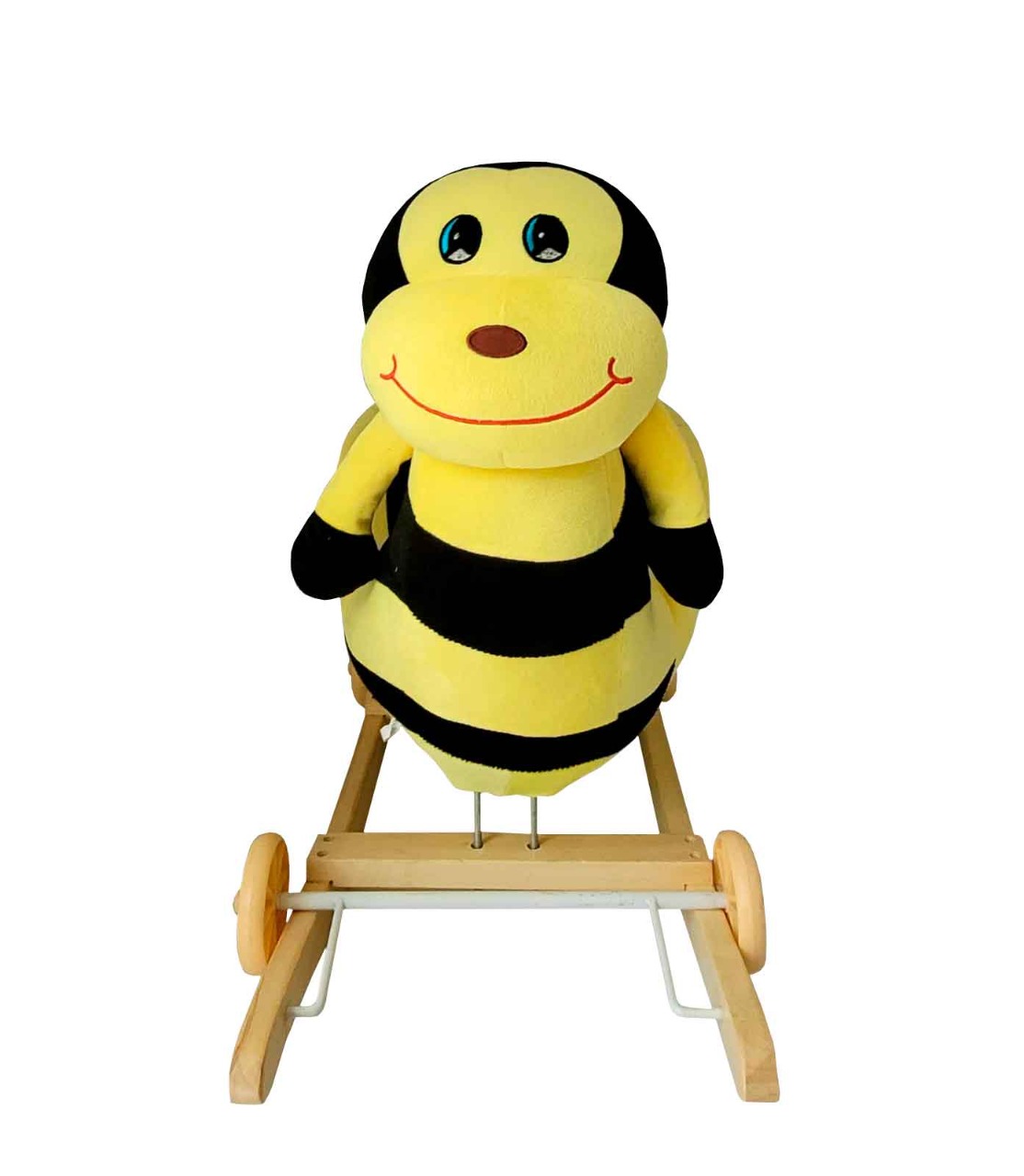 Silla Mecedora Amarilla y Andadera con ruedas motivo Abejita Arisma