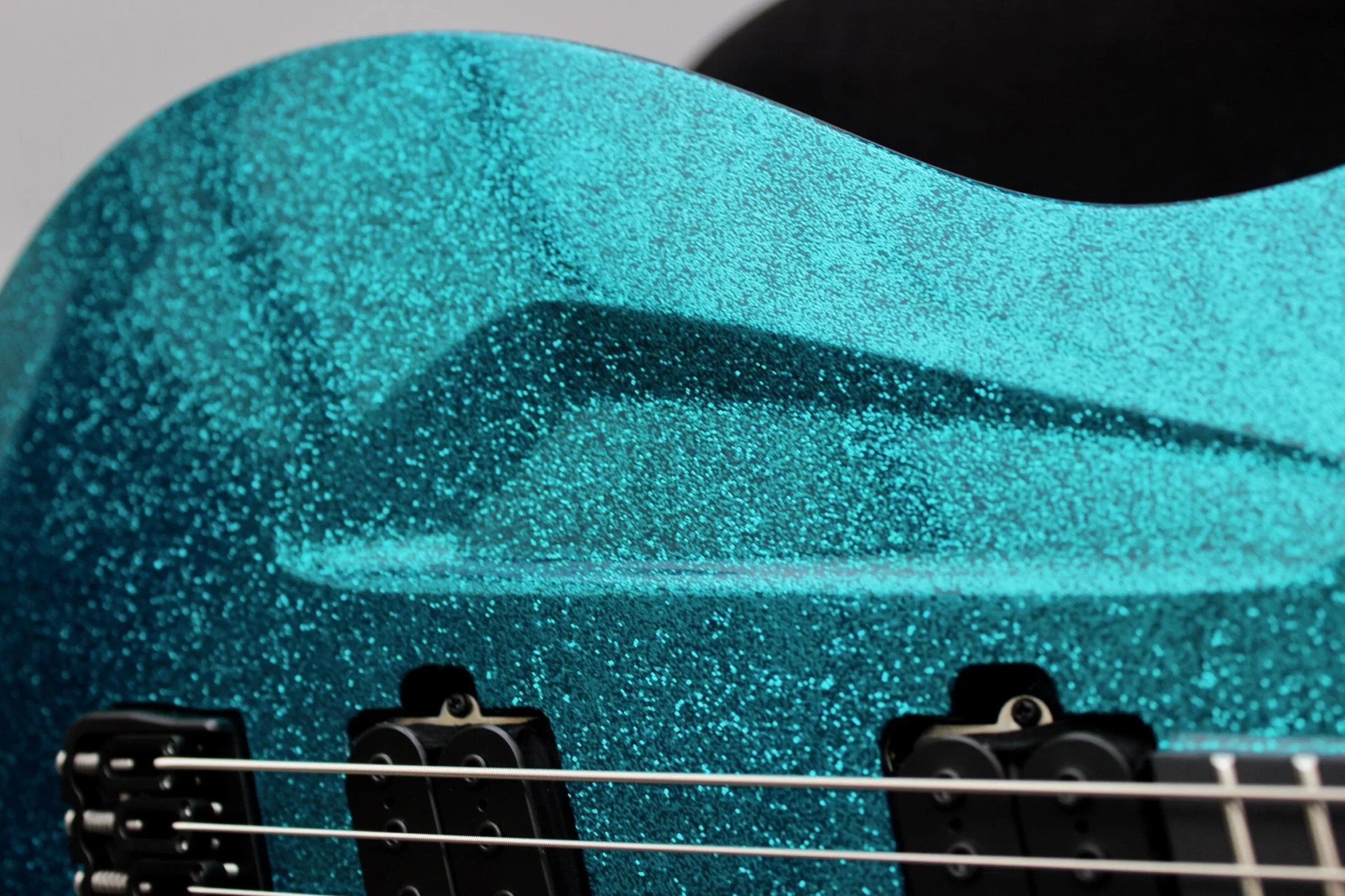 070S Dark Teal Sparkle Jackel Pun Aristides Guitars