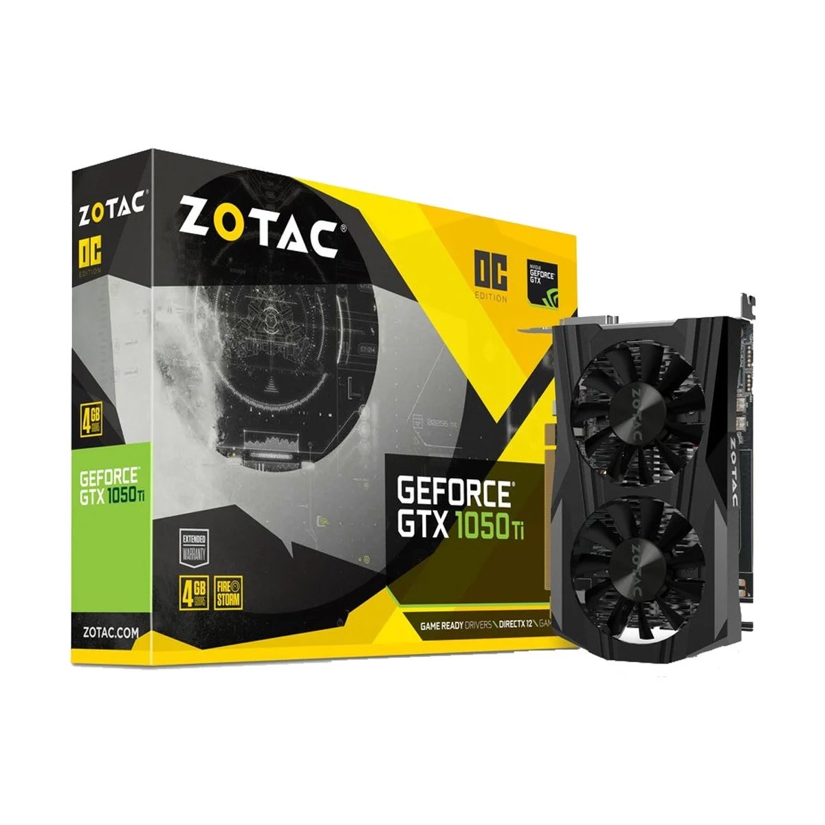 ZOTAC GeForce GTX 1050Ti OC Edition 4GB GDDR5 Graphics