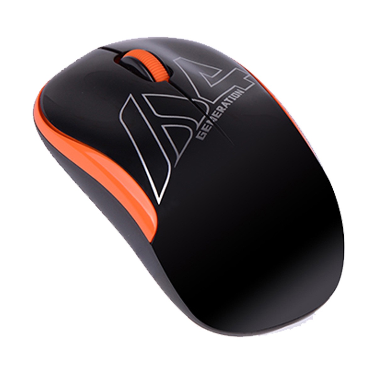 A4Tech G3300N BlackOrange VTrack Wireless Mouse Aristo Computers