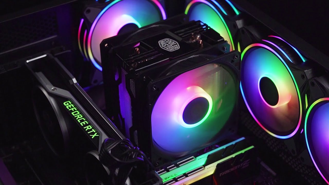 Cooler Master Hyper 212 LED Turbo ARGB Air CPU Cooler Aristo Computers