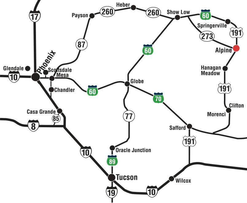 AZ Forest Service Maps