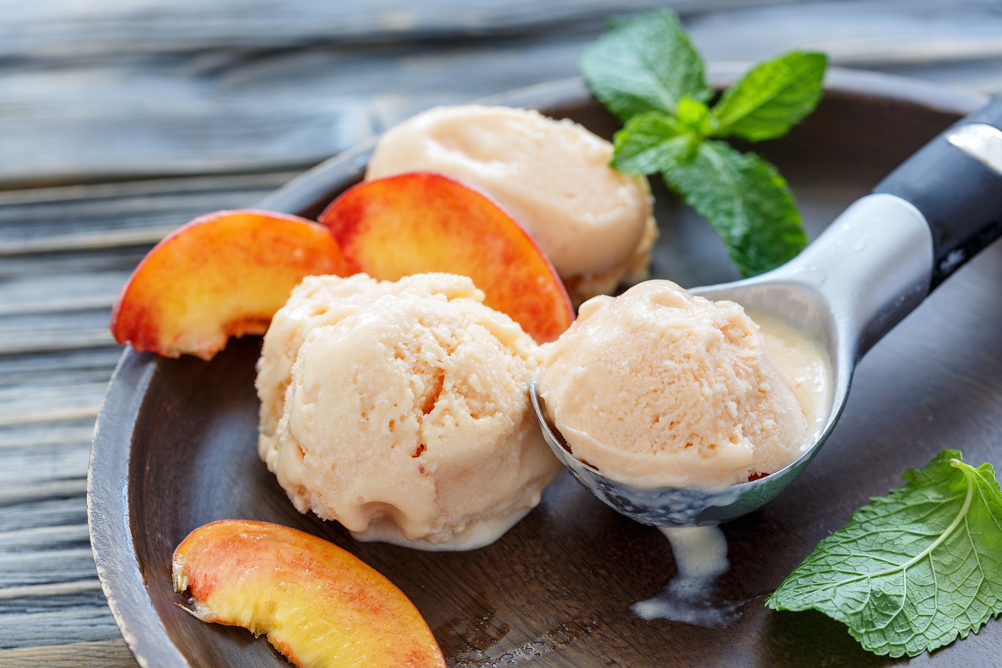 Easy Homemade Peach Ice Cream Arizona Milk Producers