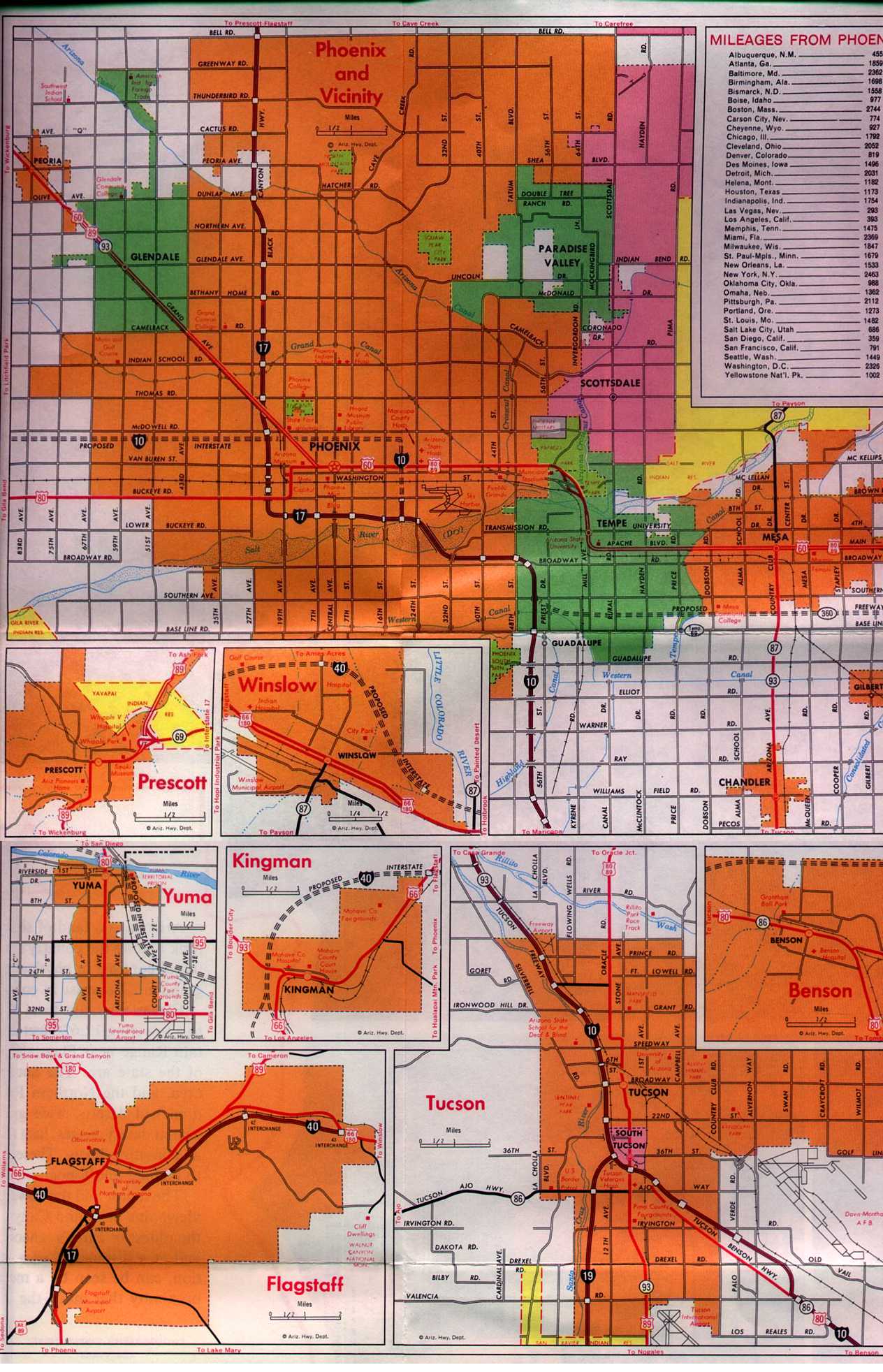 Az Hwy 60 East Traffic Map U.S. Route 60 in Arizona Wikipedia