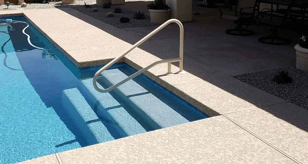 Swimming Pool Rail Installation Step Railing Phoenix