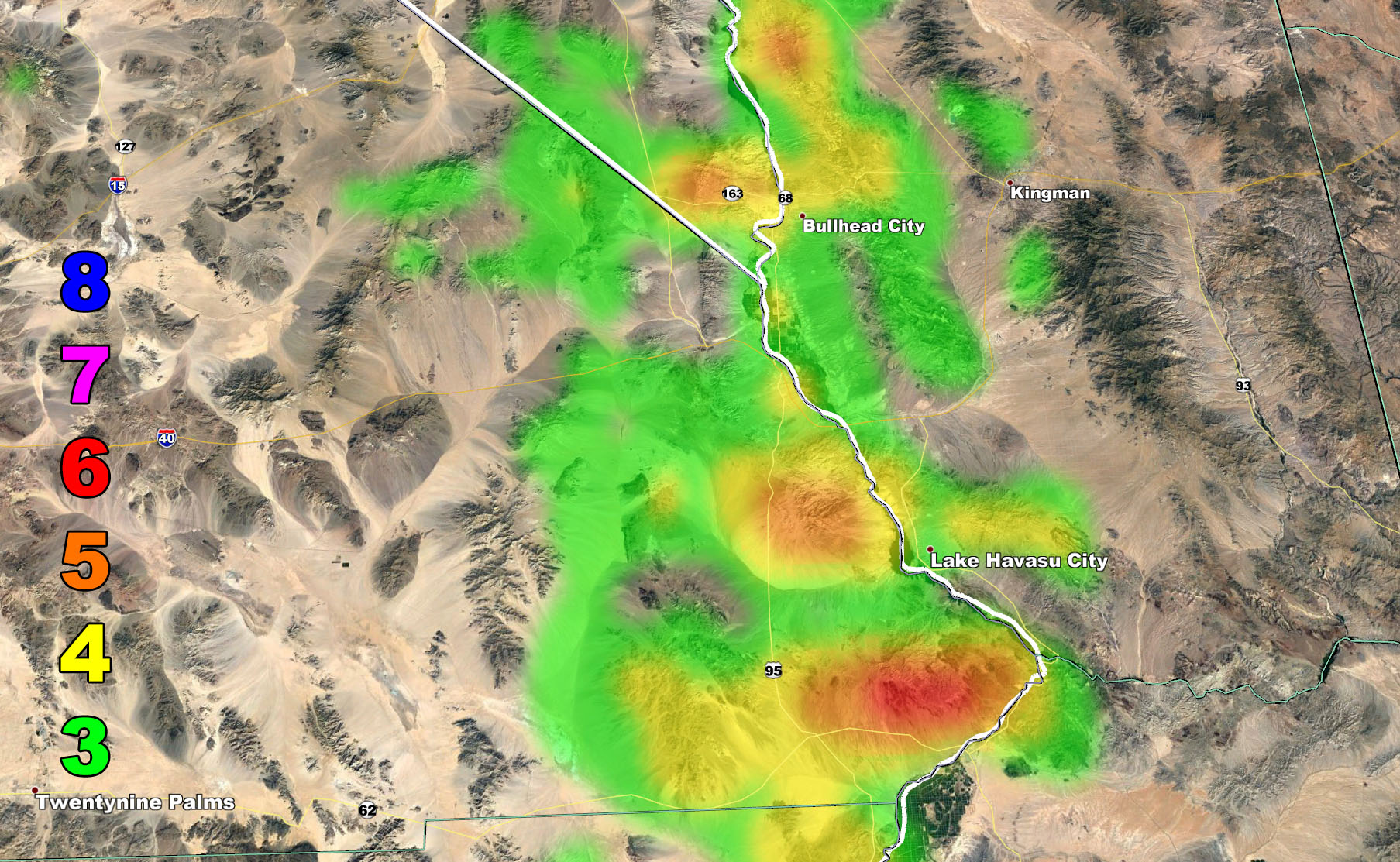 Tuesday 1212020 Winds Along CO River Valley Arizona Weather Force