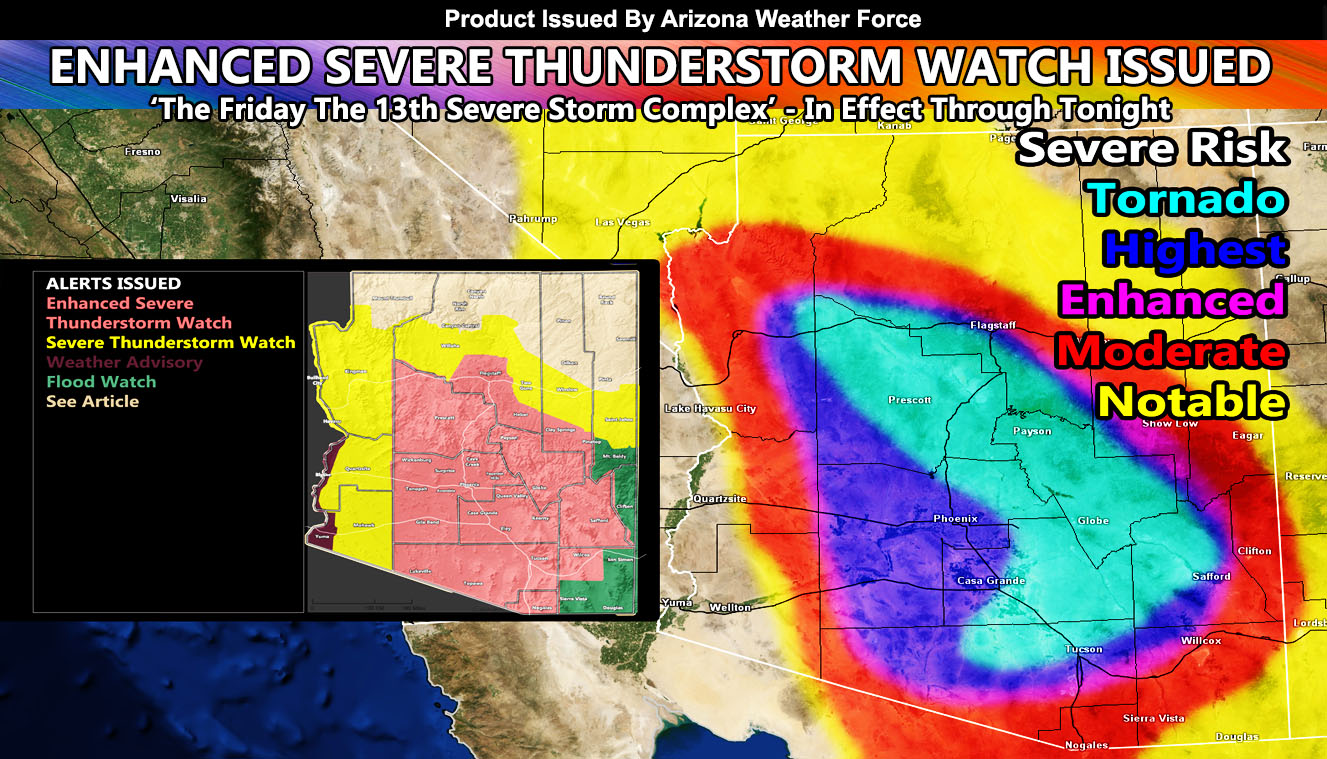 FINAL FORECAST Friday The 13th Severe Storm Complex Sparks Enhanced