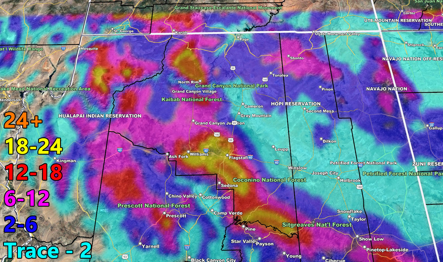 FINAL FORECAST Alaskan Storm System To Move Through Arizona Wednesday into Wednesday night