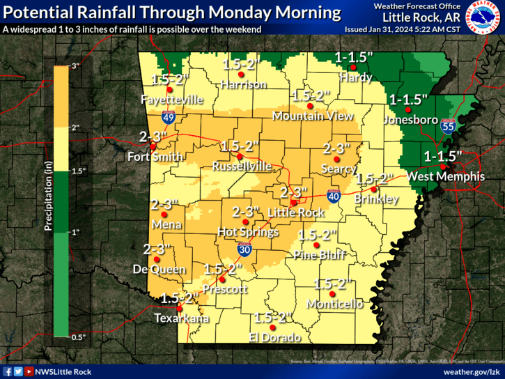 Another soaker this weekend Daily News in Arkadelphia, Arkansas