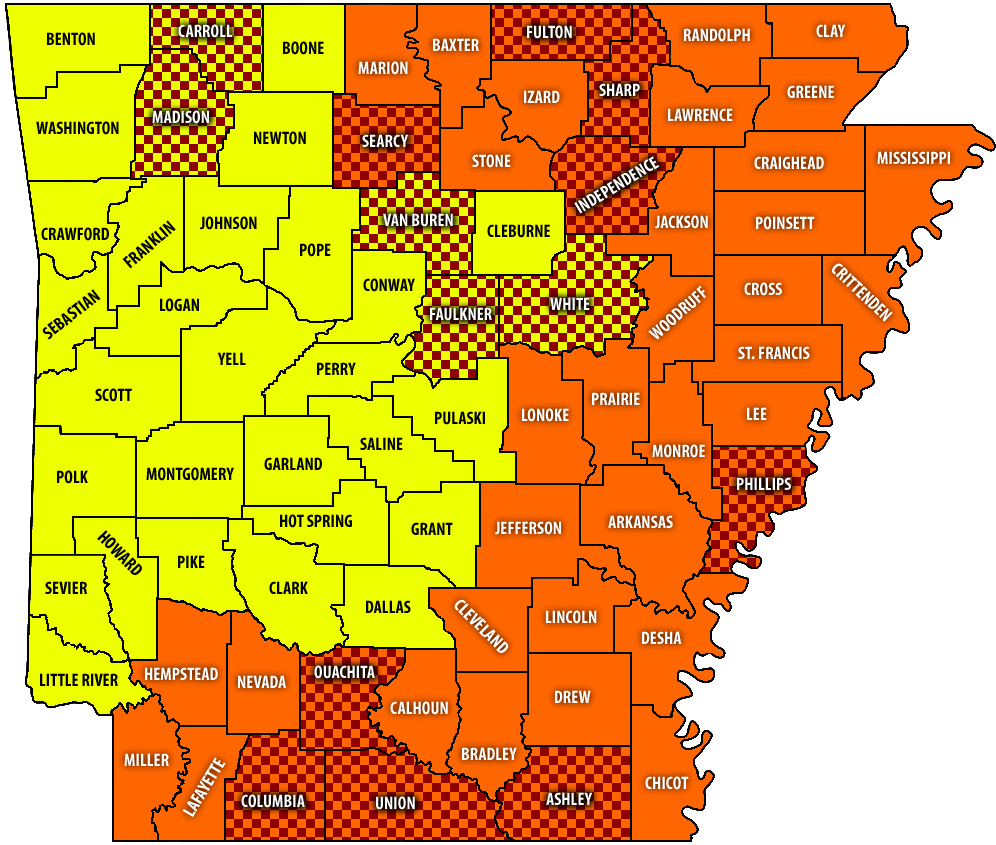 Conditions poor for burning Daily News in Arkadelphia, Arkansas