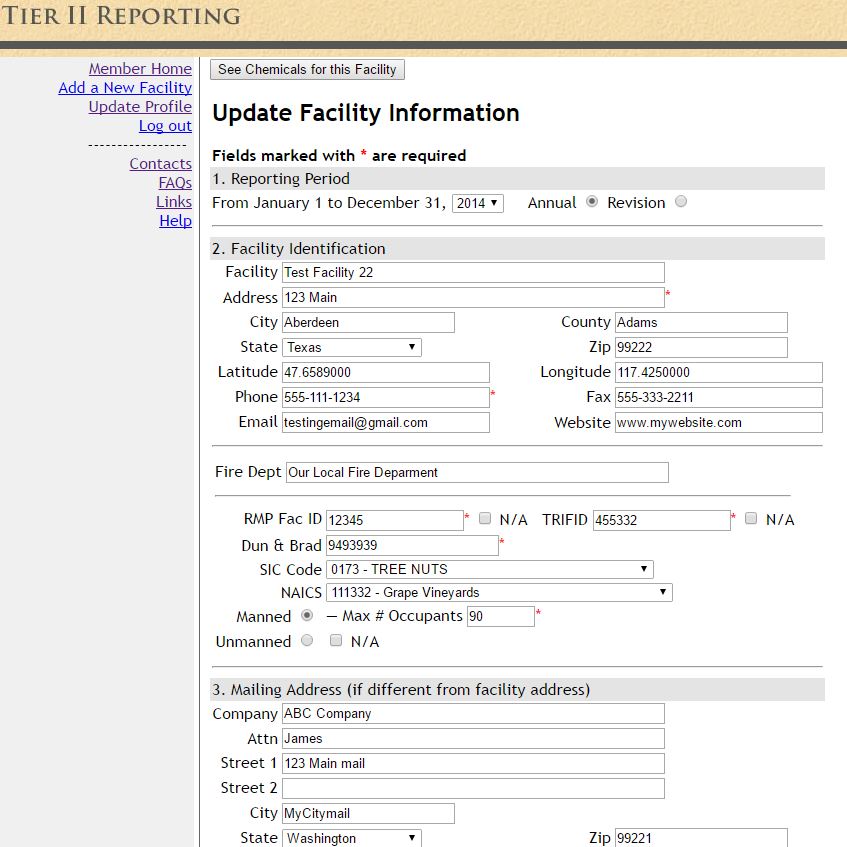 Arkansas Tier II Reporting Tier 2 Online Reports Software