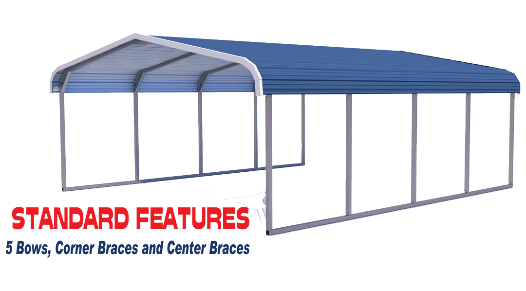 Regular Style Arkansas Carports