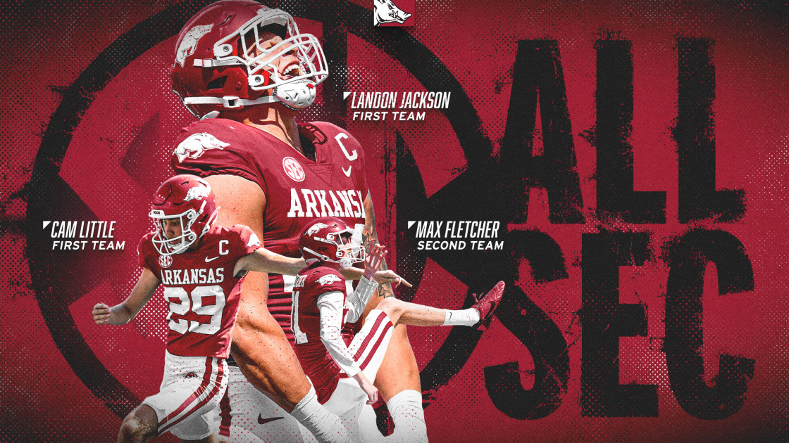 Razorback Trio Garners Coaches’ AllSEC Recognition BVM Sports