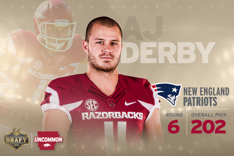Patriots Draft Derby In 6th Round Arkansas Razorbacks