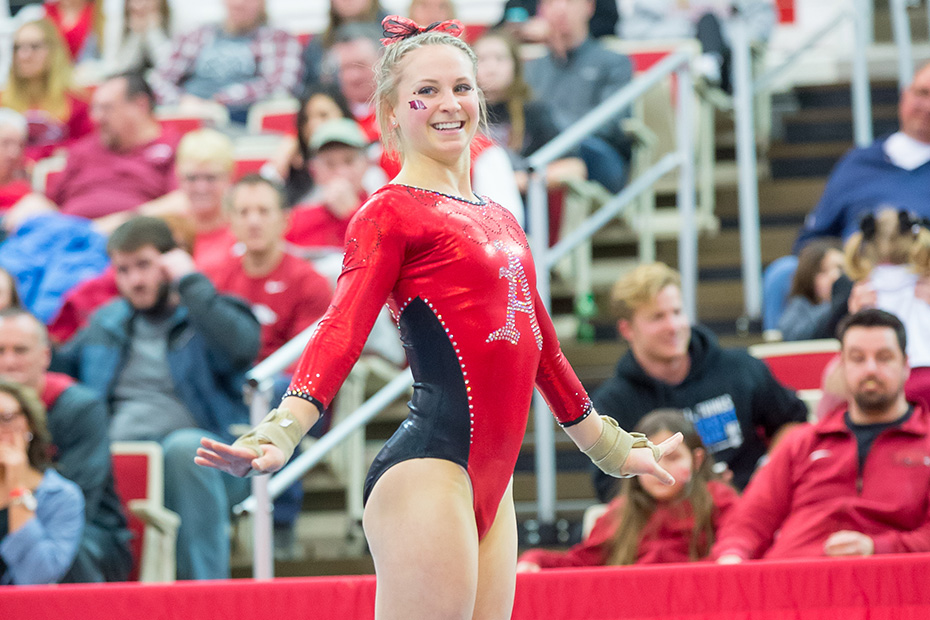Four RazorbackGym Gymnasts Win Four Event Titles at No. 24 Kentucky Arkansas Razorbacks