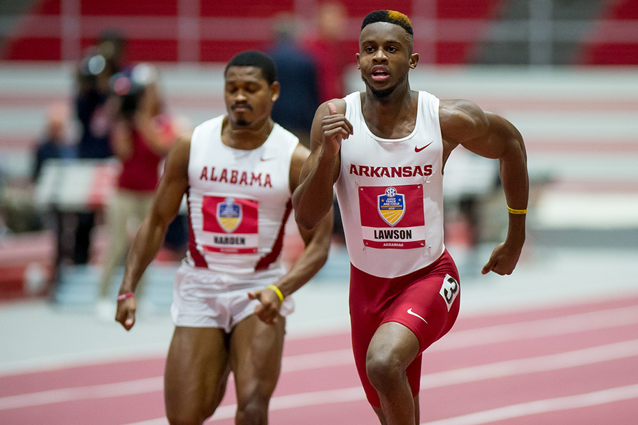 No. 1 Razorbacks Capture Day One of SECs Arkansas Razorbacks