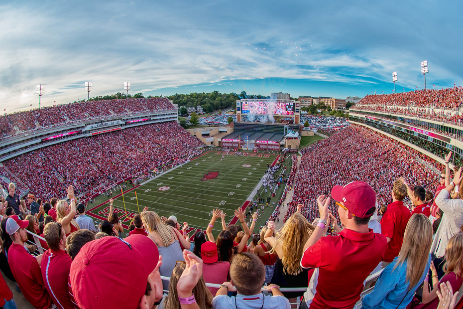 Texas State And Alabama First Sellouts Of Season Arkansas Razorbacks