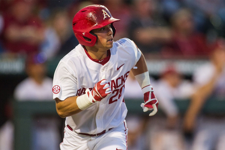 Fletcher Named NCBWA Freshman AllAmerican Arkansas Razorbacks