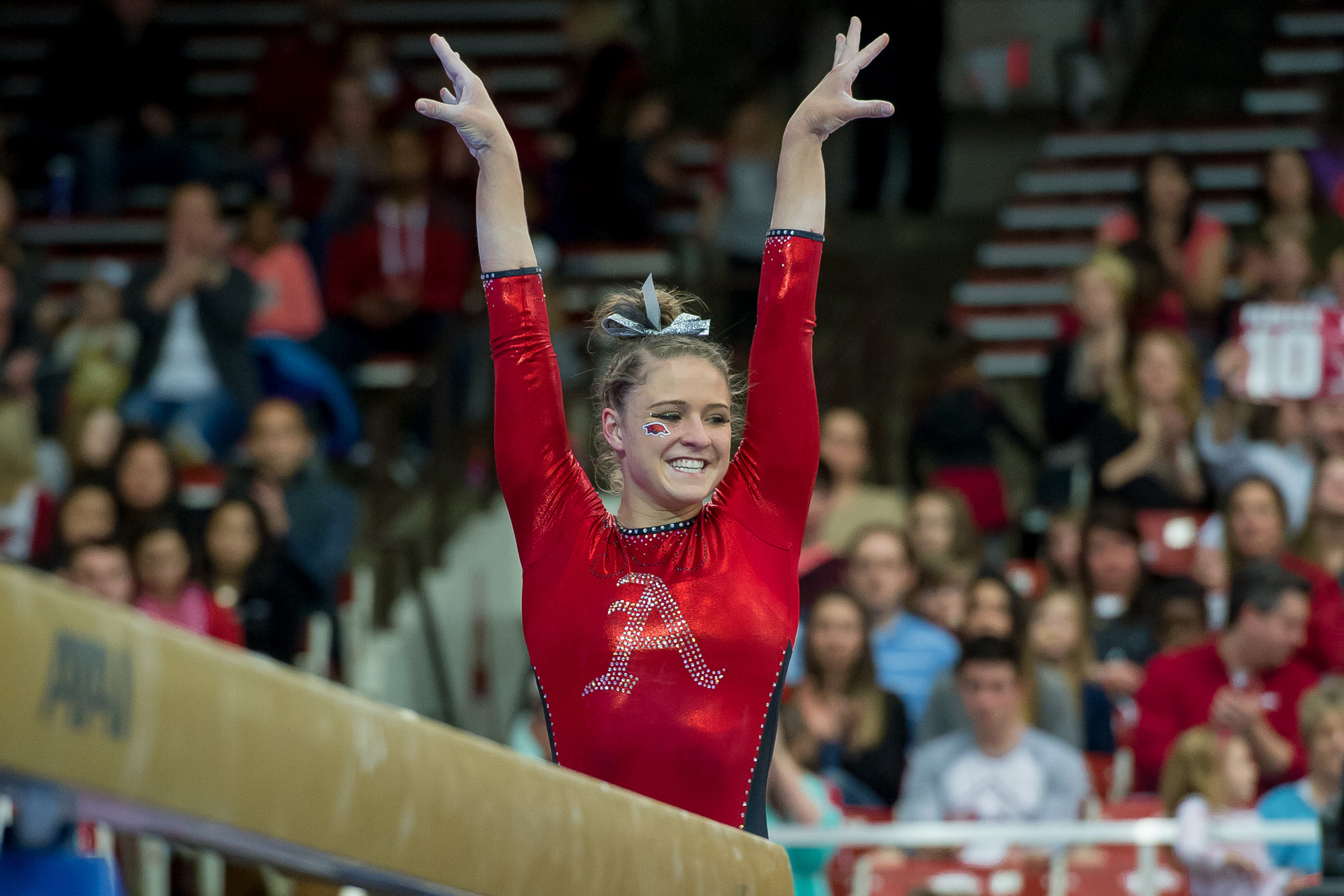 Gymnastics Opens Practice, Announces Intrasquad Dates Arkansas Razorbacks