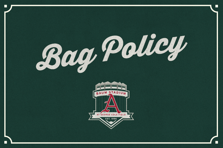 Baum Stadium Clear Bag Policy Arkansas Razorbacks