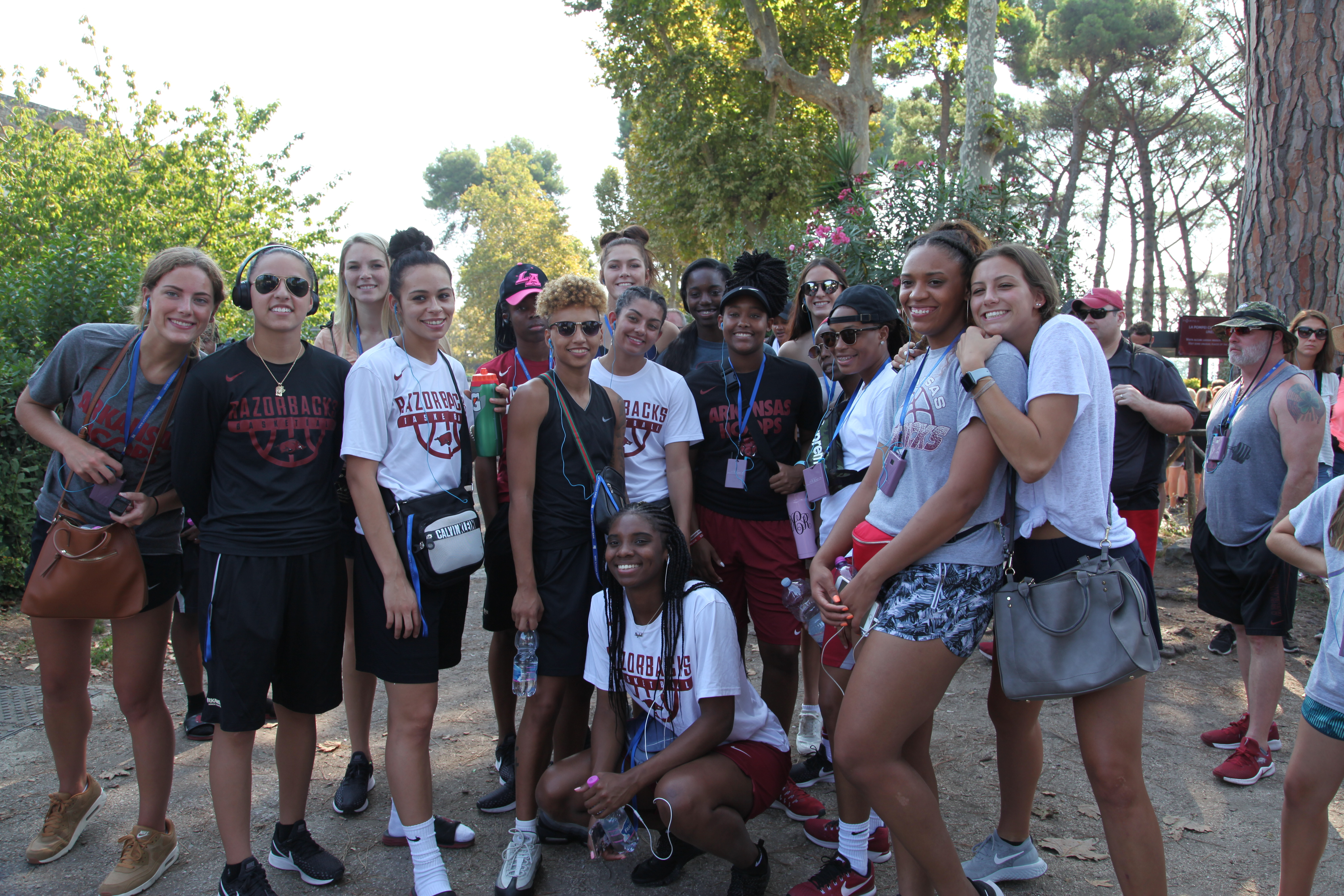 Razorbacks Play First Game In Italy Arkansas Razorbacks