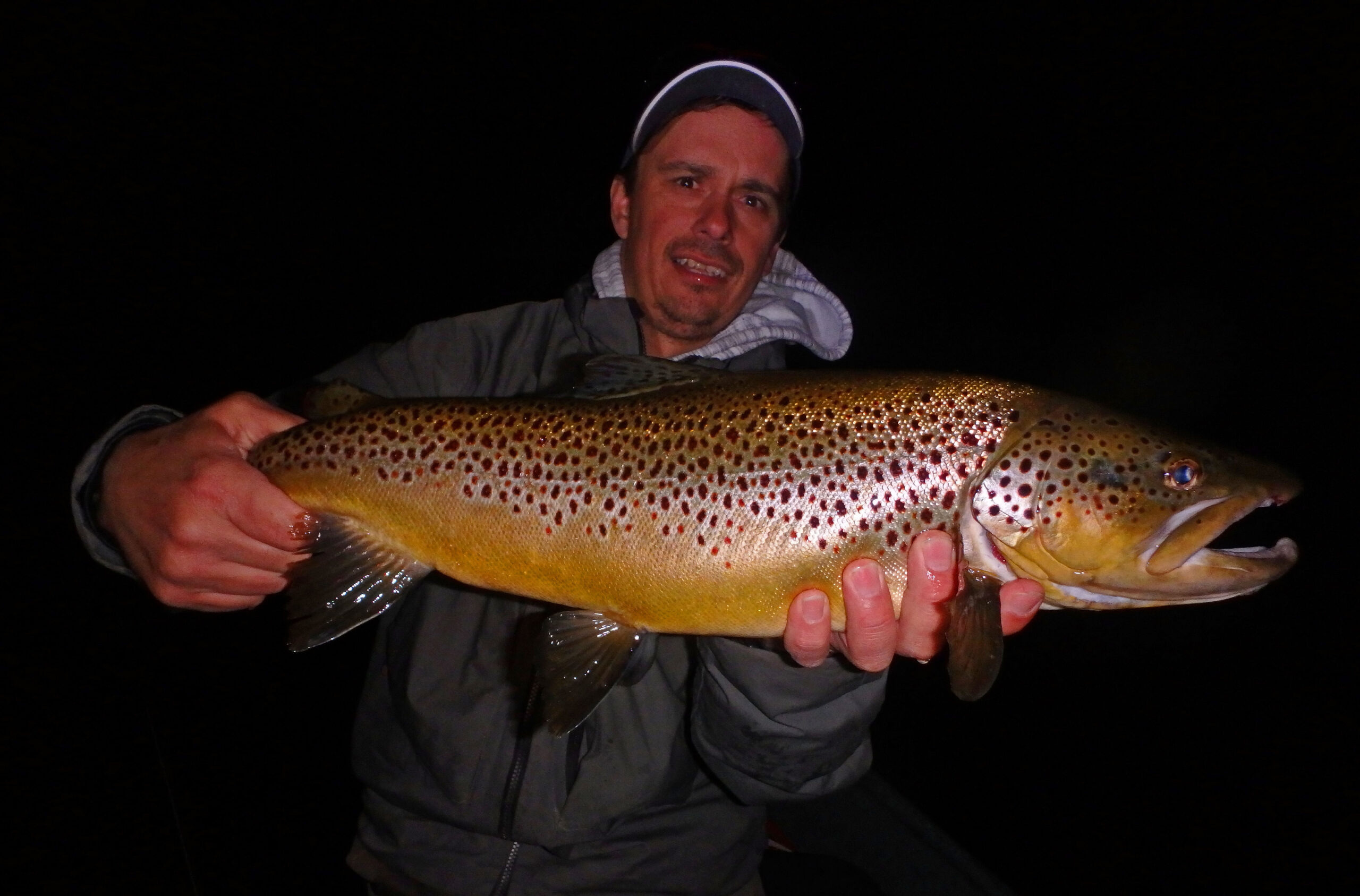 Night Time For Big Brown Trout On The Dark Moon White River Arkansas