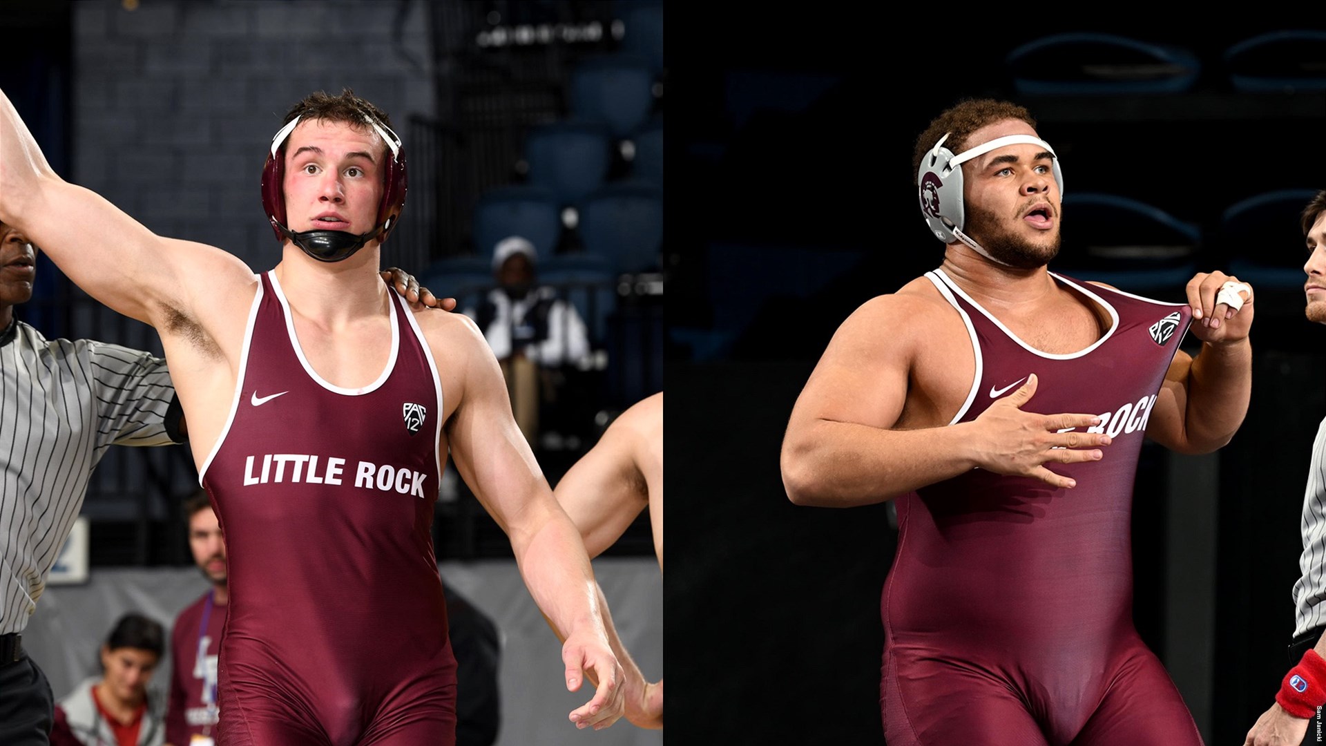 Triston Wills and Josiah Hill Represent Little Rock Wrestling in NCAA