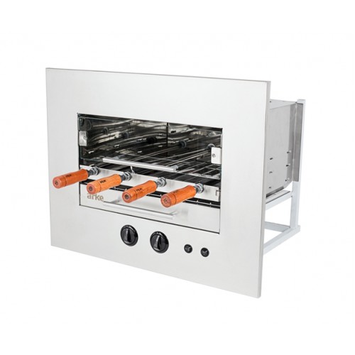 Builtin Gas Horizontal Rotisserie AGH04 4 skewers Spanish