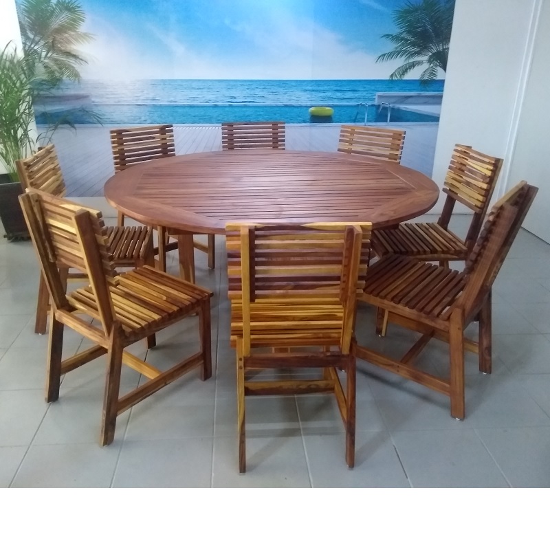 COMEDOR REDONDO LEON 8P Arkideck