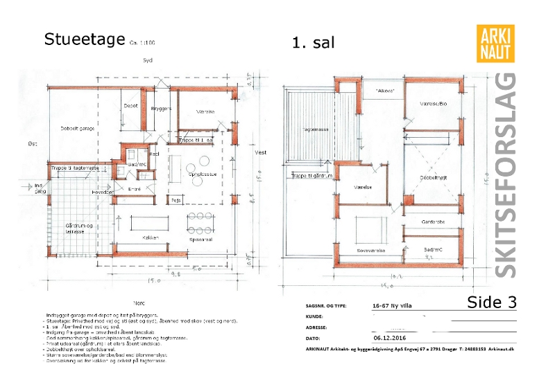 villa i to plan, udenfor Vejle Arkinaut ApS