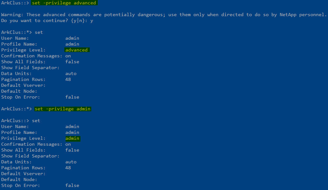 Cluster mode top commands 6 CMode Netapp Commands