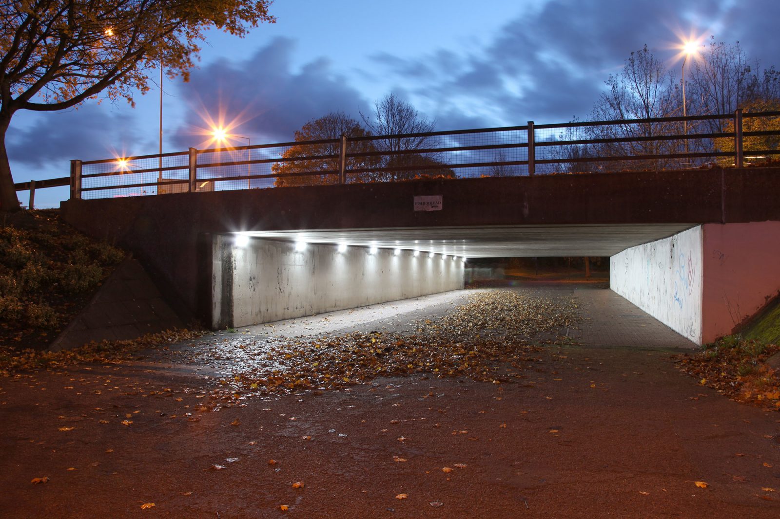 Milton Keynes Underpass Solution Ark Lighting Ltd