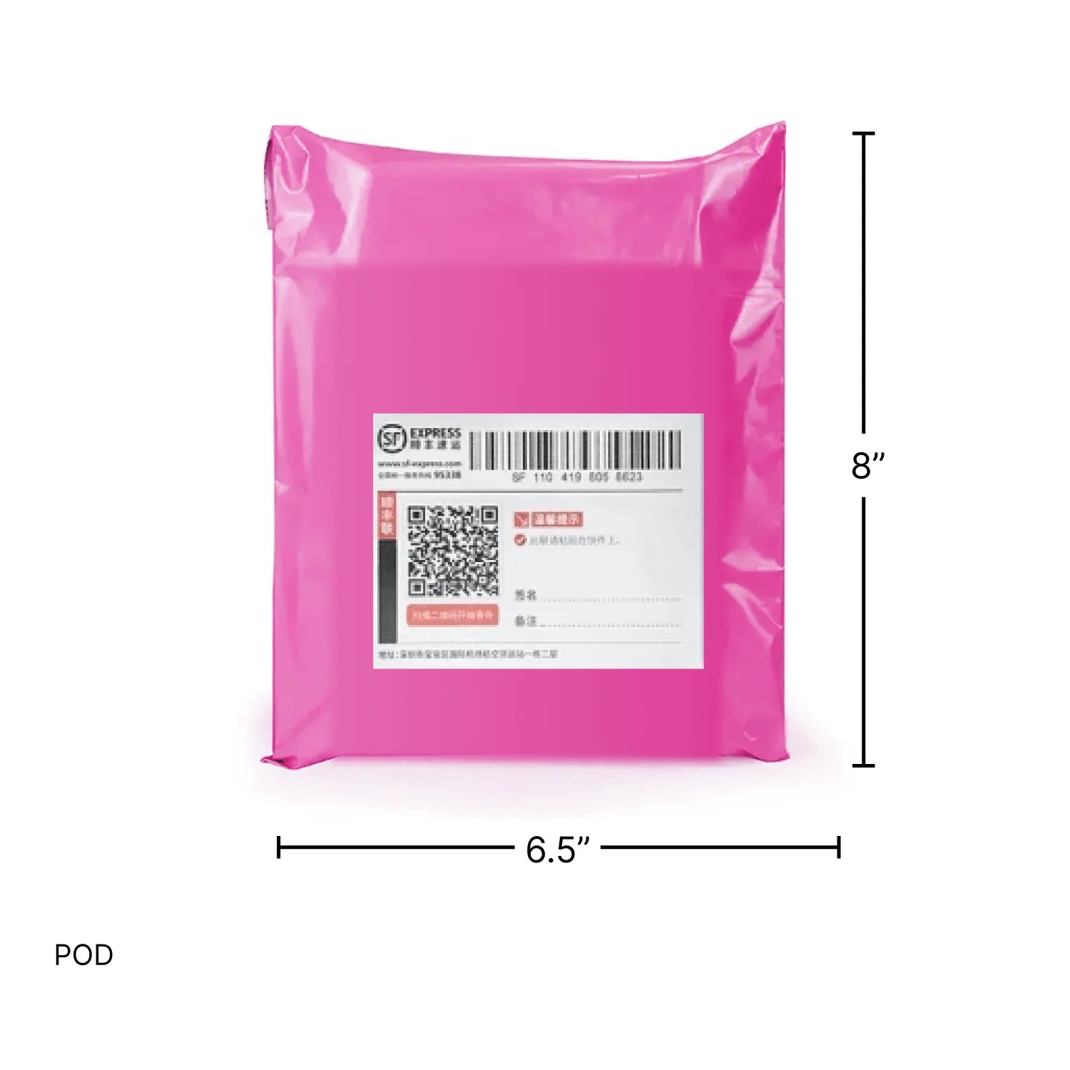 6.5X8 inches Secure Temper Proof Courier Bag With POD ARK Packaging Enterprise