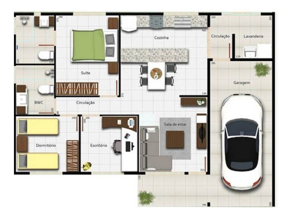 Plantas de Casas Modernas 80 Projetos Originais para 2021