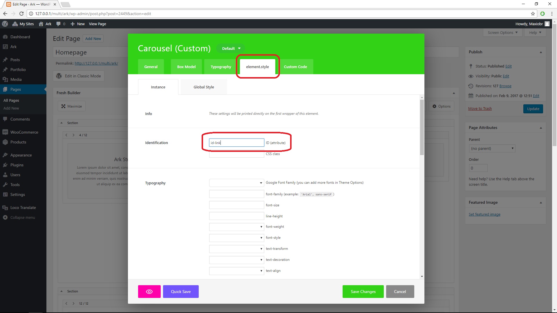 Ark Theme Documentation – The Ark