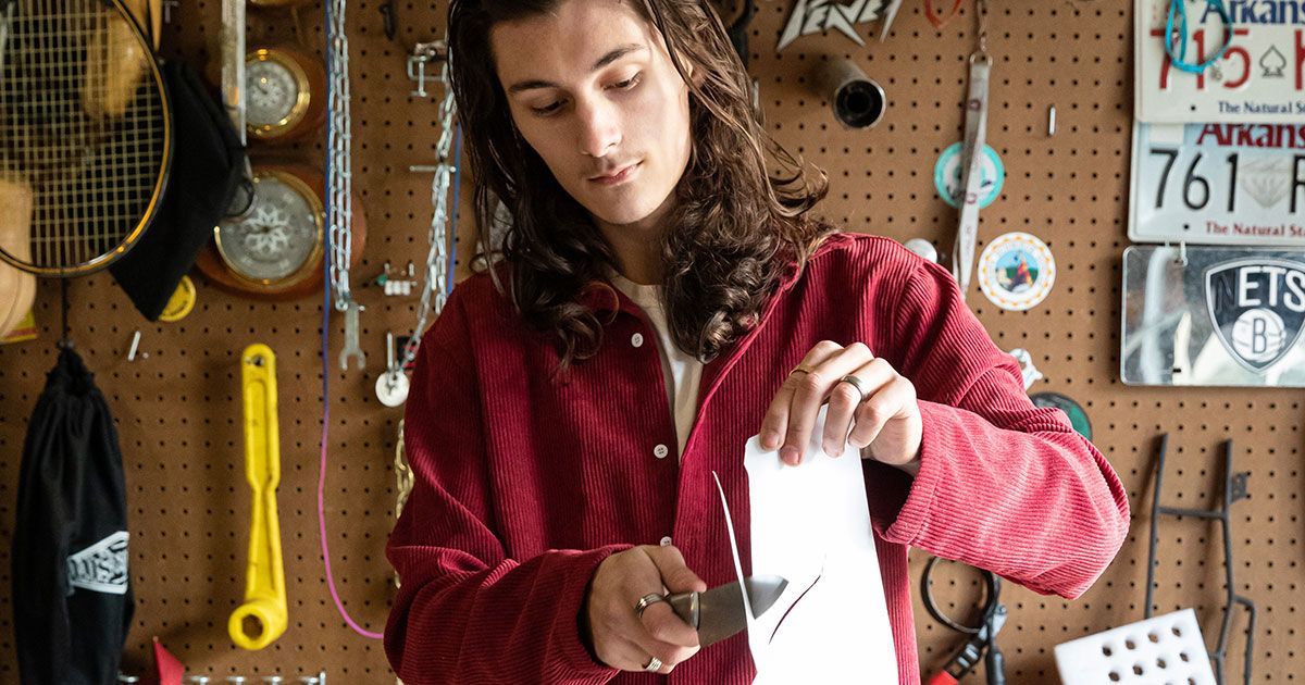 Knives Out Mobile knife sharpener Henry Rodgers will professionally