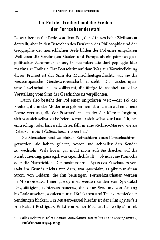Die Vierte Politische Theorie (2nd ed.) Arktos