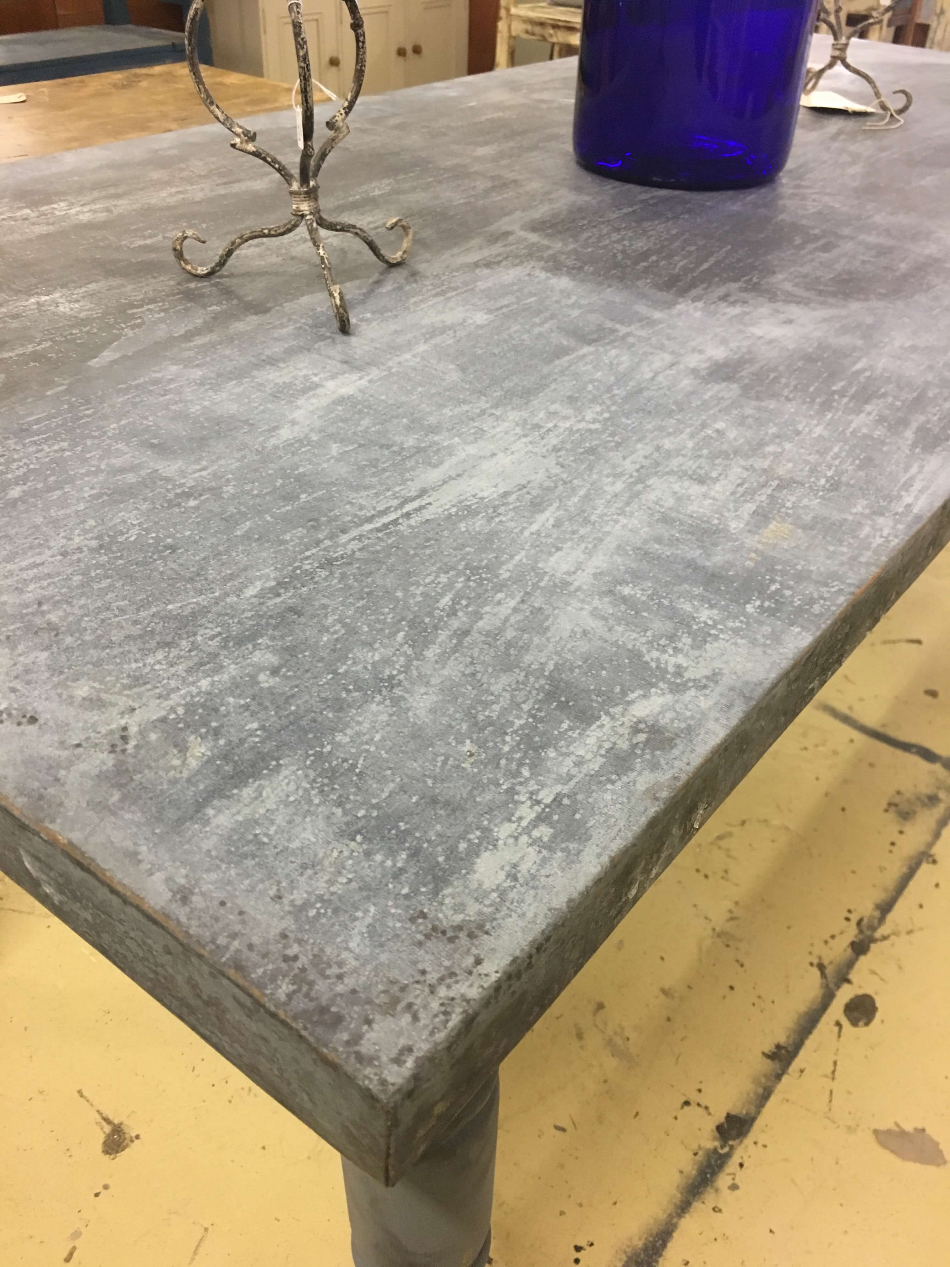 Table With Metal Top £745 — Ark Vintage Vintage, Retro, Urban, Reclaimed