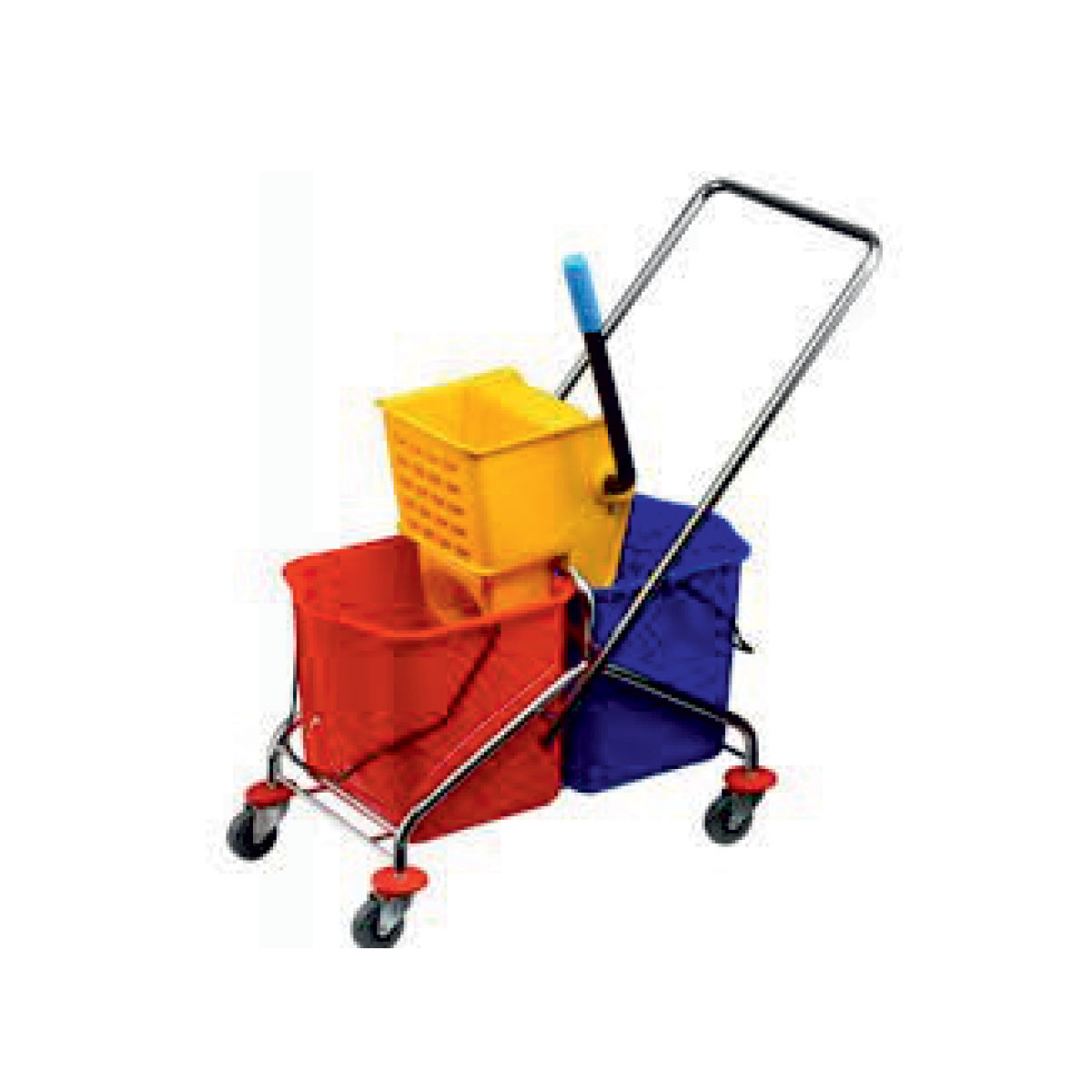 Double Mop Bucket Wringer Trolley AlRayes
