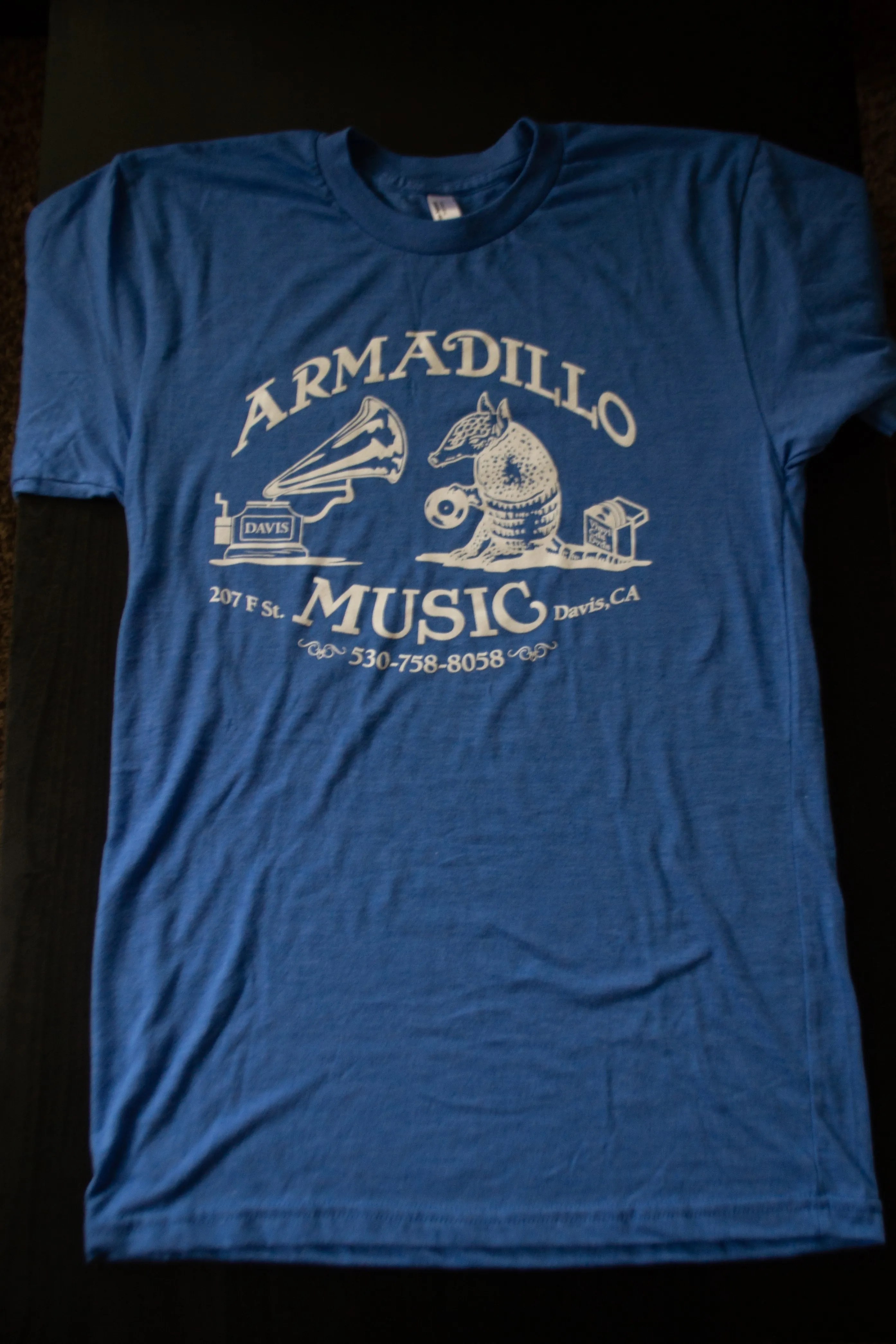 Armadillo Music Armadillo TShirt Blue Armadillo Music