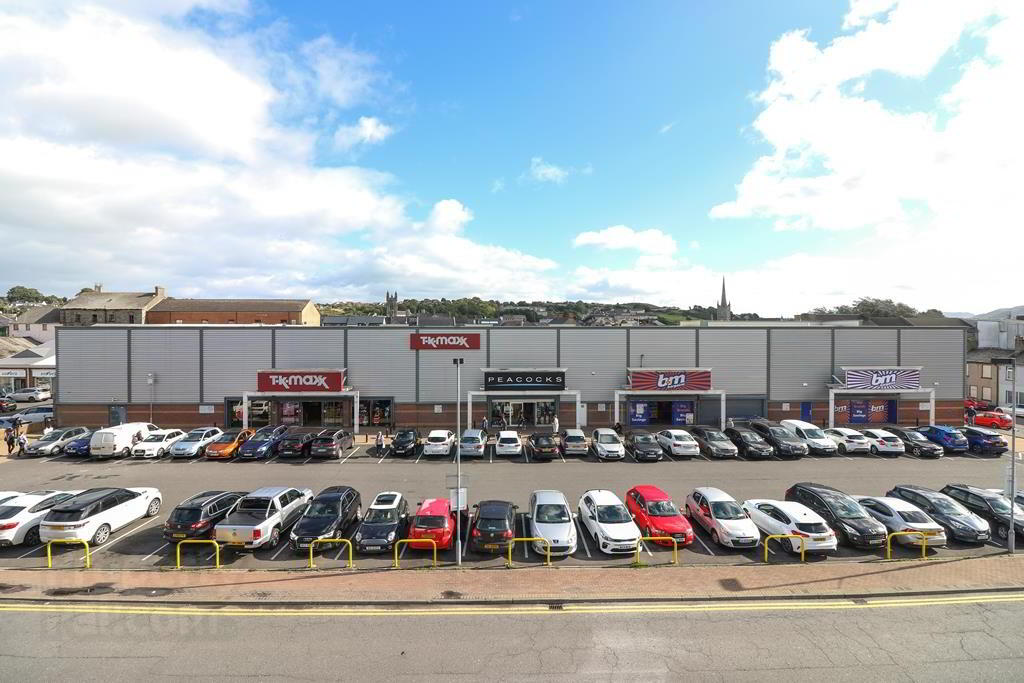 Newry’s ‘premier intown retail park’ for sale with asking price in