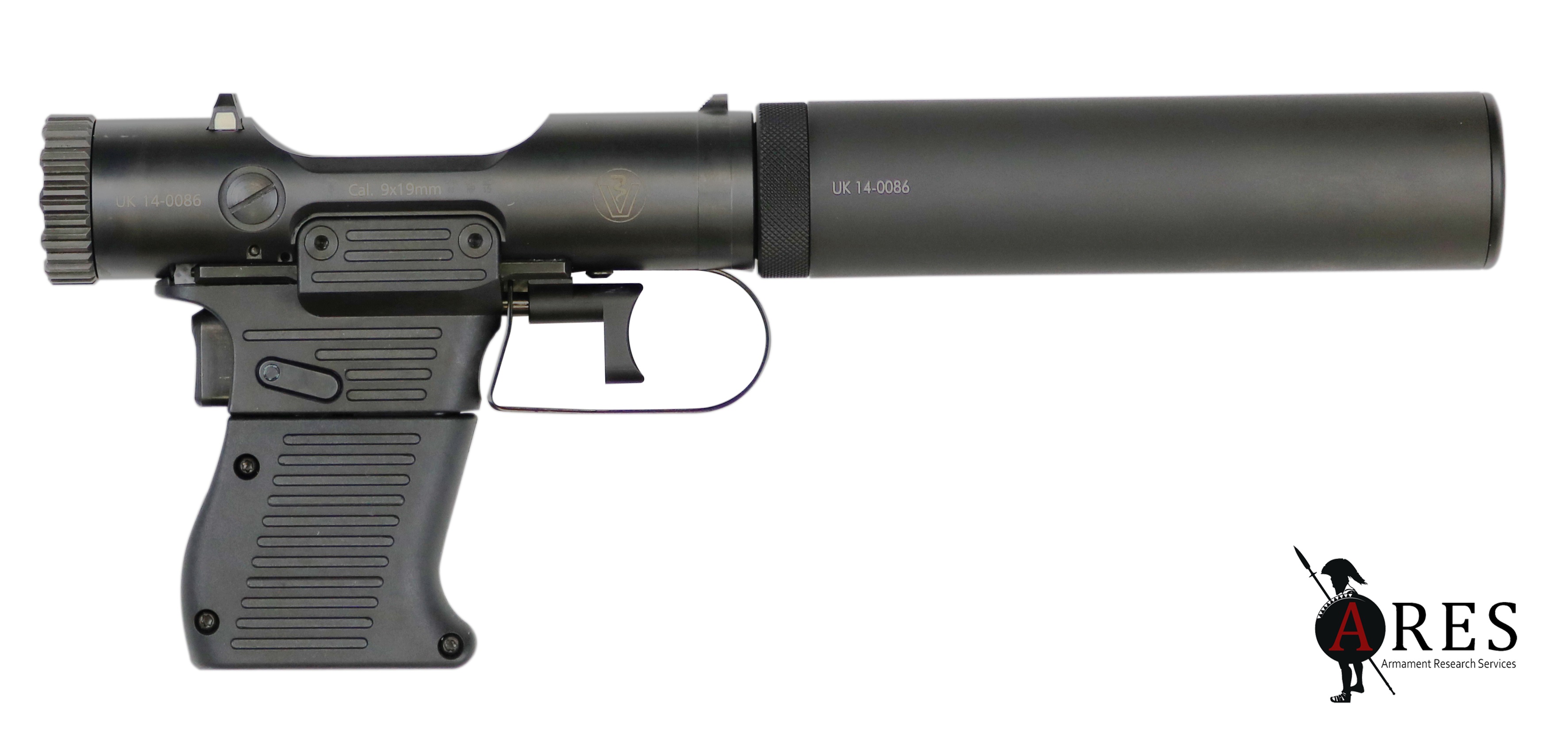 Swiss VP9 integrallysuppressed pistol Armament Research Services (ARES)