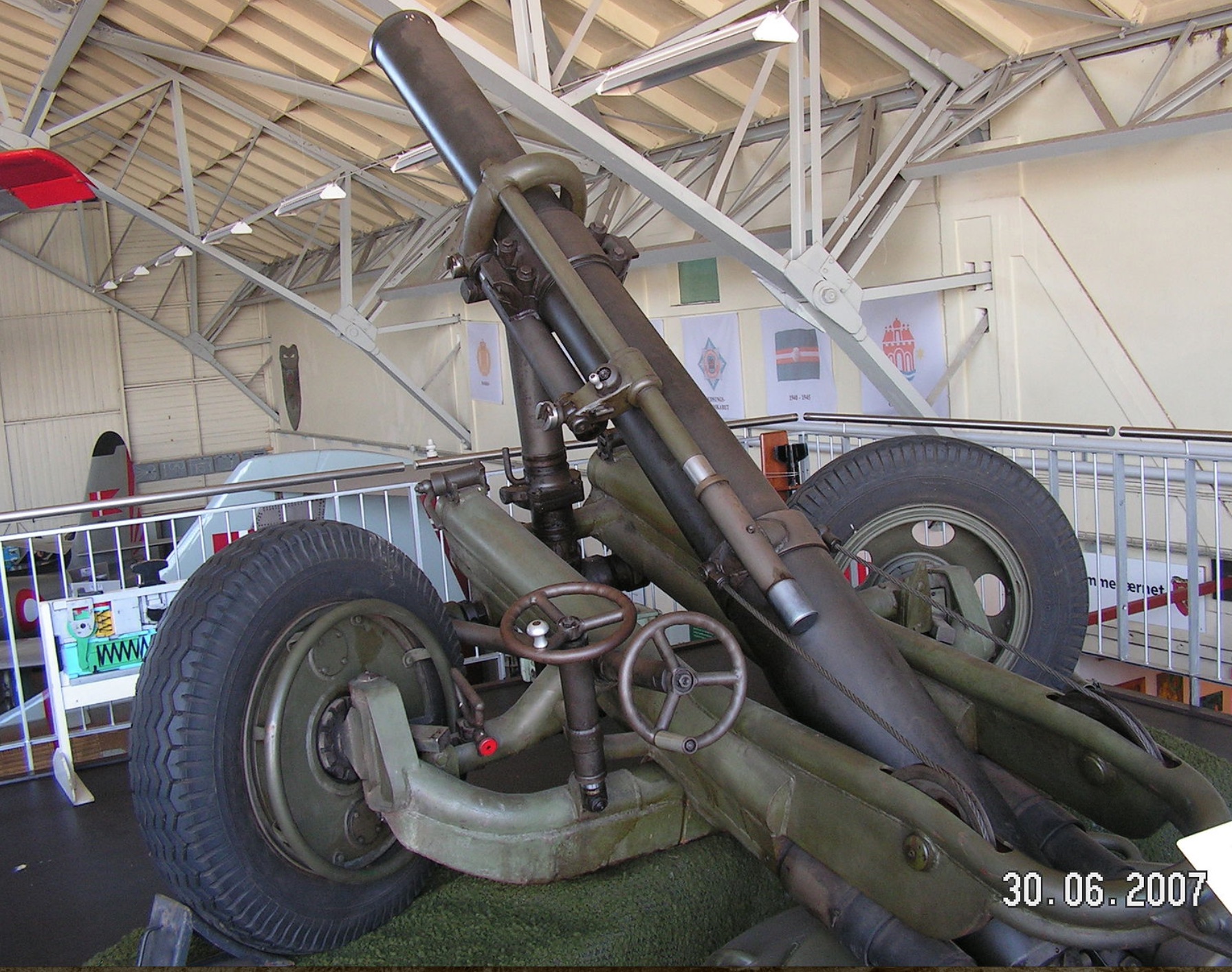 Finnish Tampella 160 mm mortar system and extendedrange HEFSDS