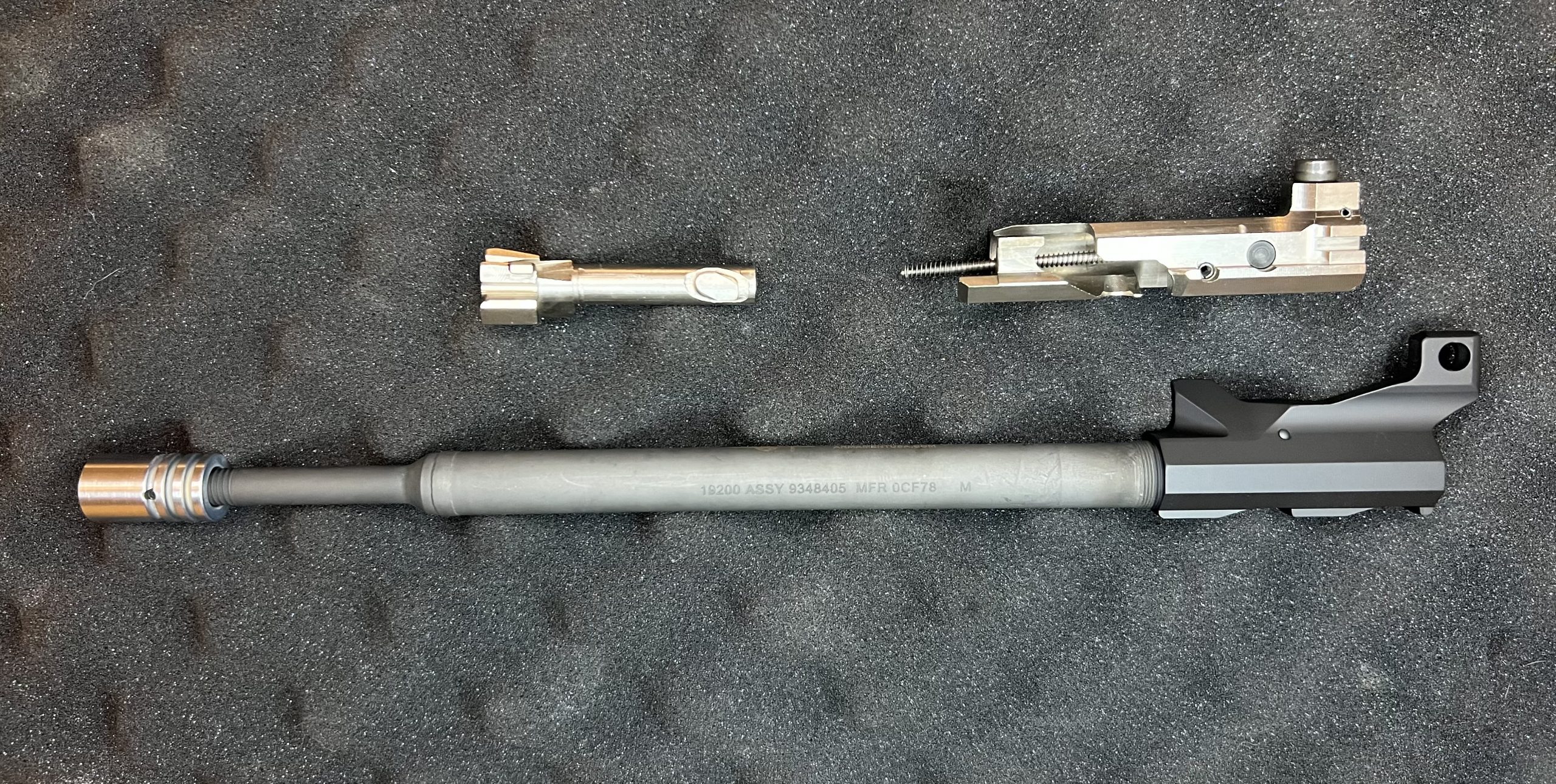 M249S M249 SAW MK46 complete open bolt operating rod assembly with