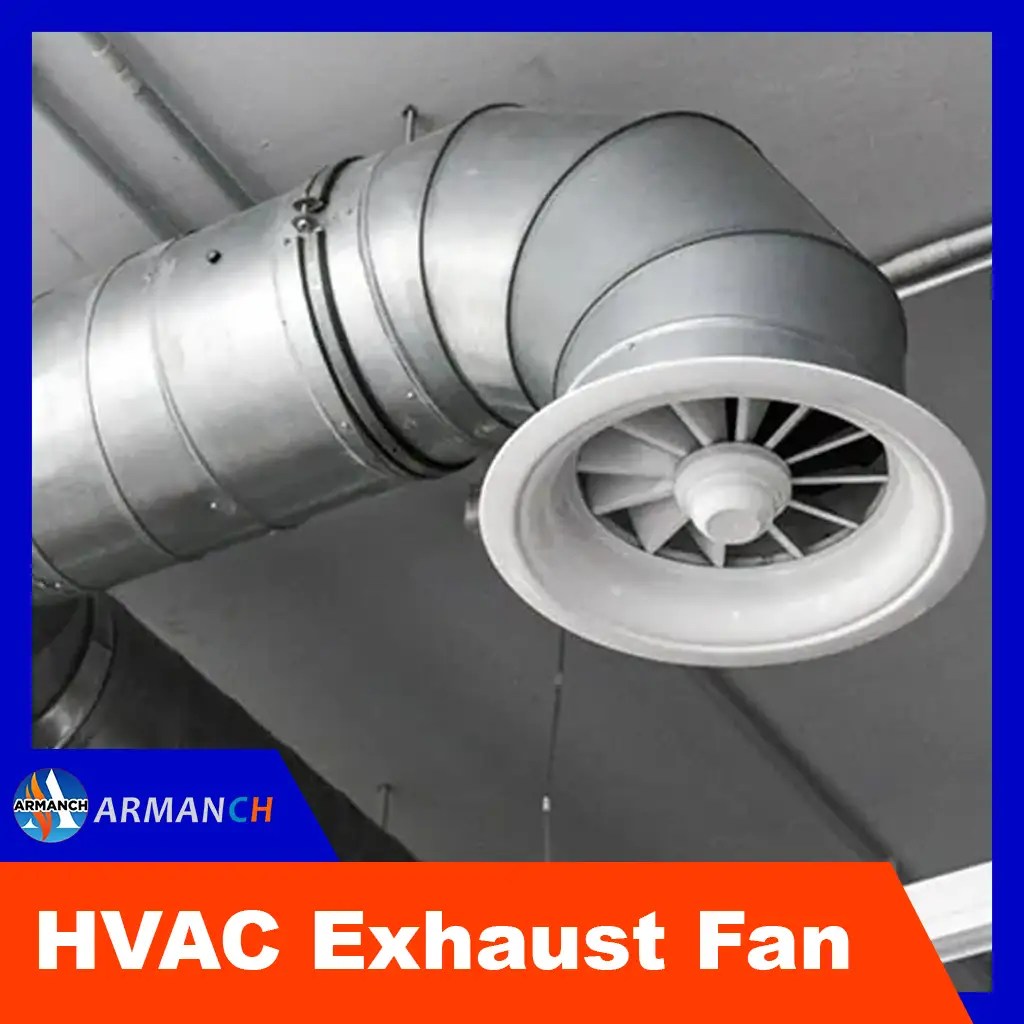 What is the role of an exhaust fan in HVAC systems?