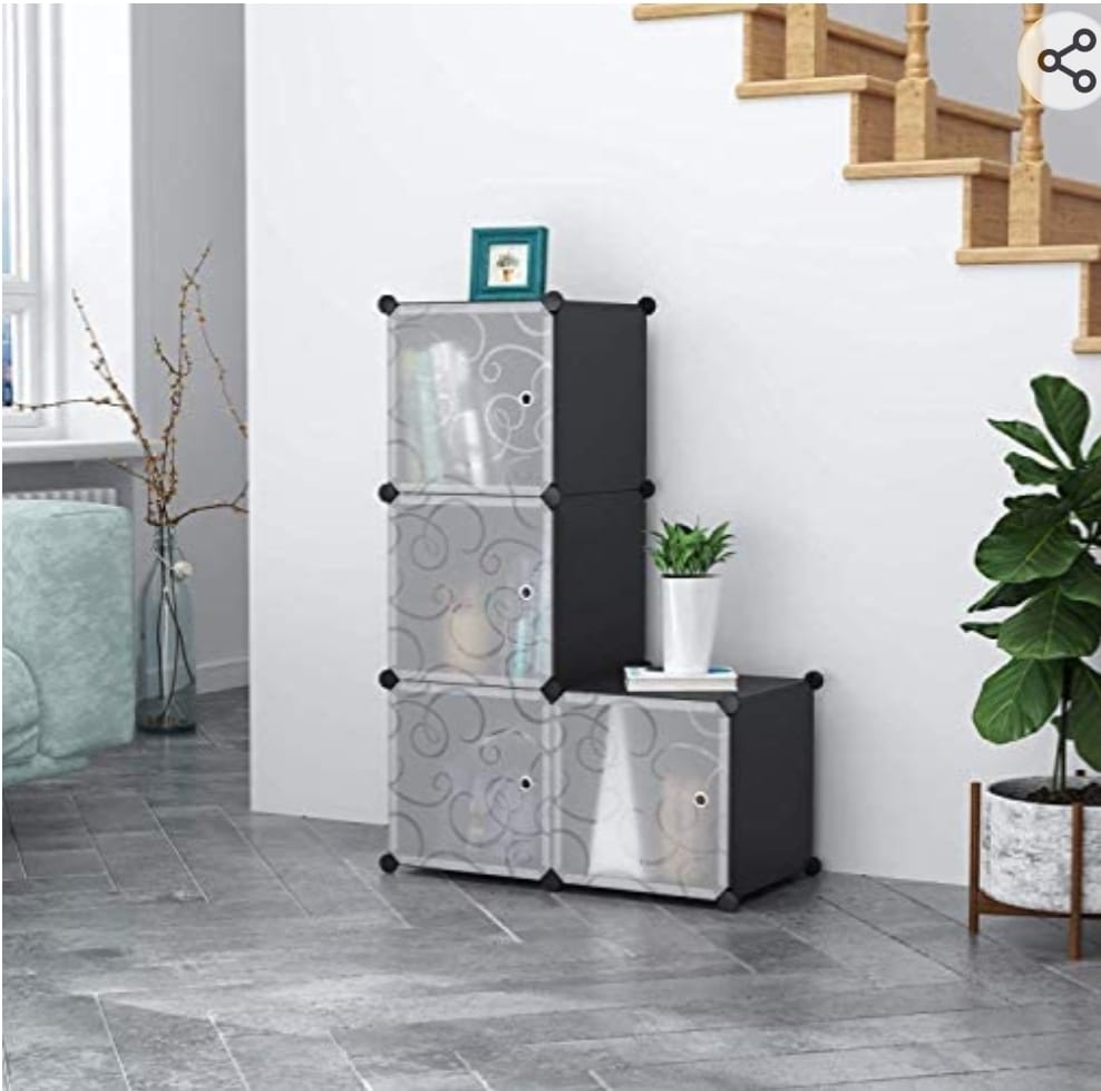 C&AHOME Cube Storage with Doors ArmanStore Uae