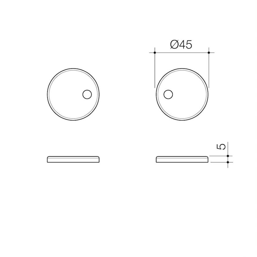 Urbane II Toilet Seat Hinge Cover Plate